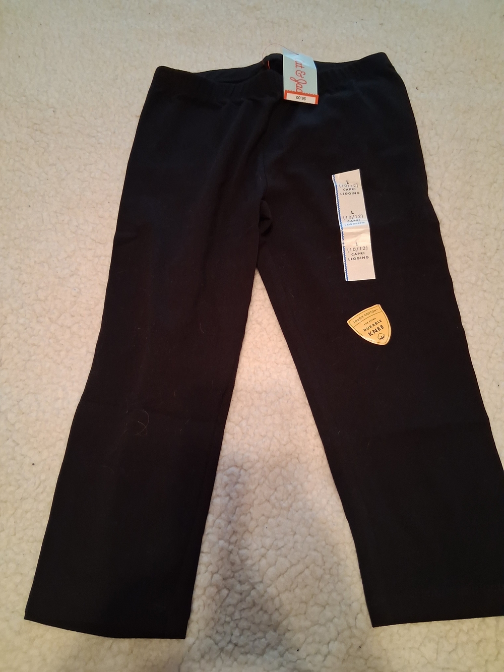 Kids Cat & Jack  Black Capri Leggings
